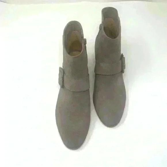 JACK ROGERS Izzie suede leather bootie Size 8 NWT french grey - Picture 4 of 6